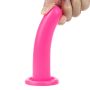 Różowe silikonowe dildo do strap-ona sex analny - 7