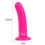 Różowe silikonowe dildo do strap-ona sex analny - 9