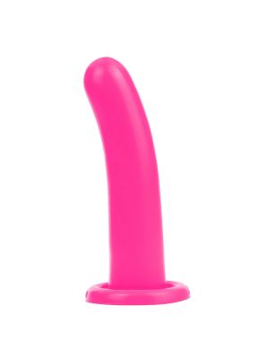 Różowe silikonowe dildo do strap-ona sex analny - image 2