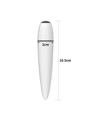 Biały wodoodporny mały kompaktowy wibrator - image 2