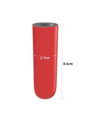 Czerwony poręczny mały wibrator potężne wibracje - image 2