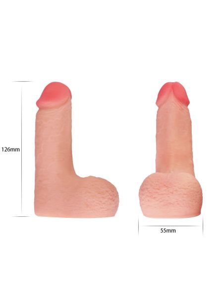 Realistyczne dildo elastyczny bardzo giętki penis - 2