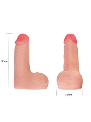 Realistyczne dildo elastyczny bardzo giętki penis - image 2