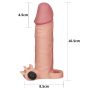 Elastyczne realistyczne przedłużenie penisa 17,5cm - 3