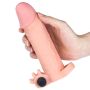 Elastyczne realistyczne przedłużenie penisa 17,5cm - 6