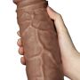 Dildo murzyńskie ogromne żyły i przyssawka 26,5 cm - 10