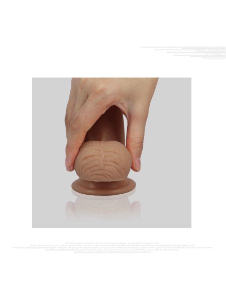 Silikonowe realistyczne dildo z przyssawką 20,5 cm - 12