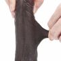 Żylaste dildo czarny gruby penis z przyssawka - 14