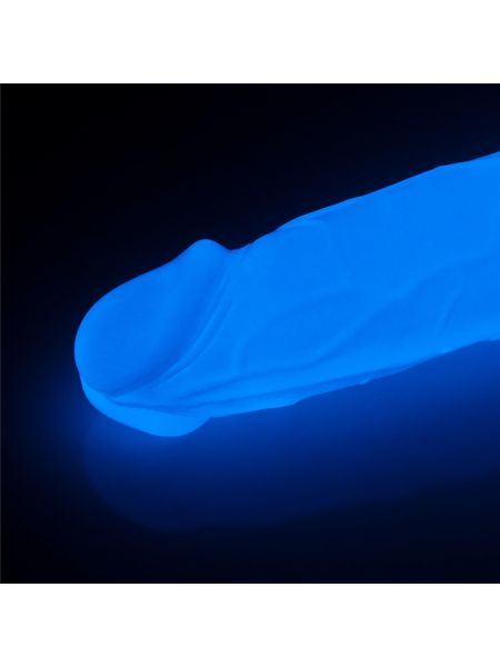 Podświetlane dildo z przyssawką sztuczny penis - 6