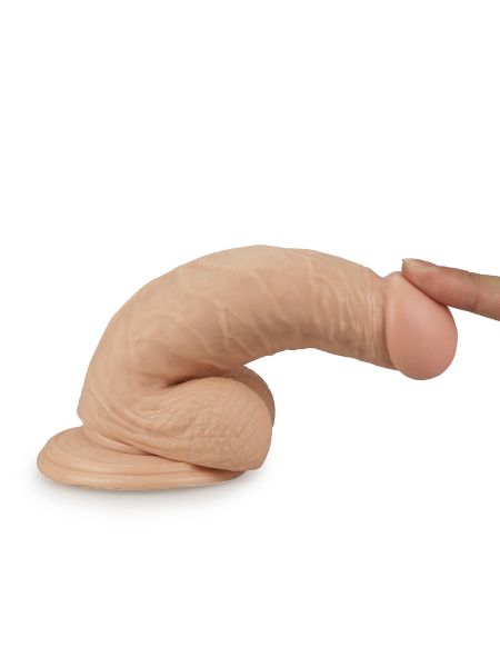 Grube dildo z przyssawką żylasty realistyczny sex zabawka - 3