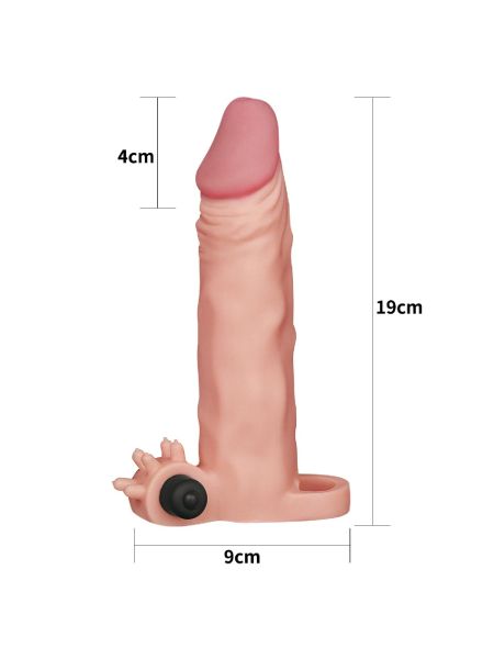 Przedłużenie na penisa realistyczne 19 cm - 2