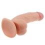 Penis grube dildo żylaste z jądrami przyssawką - 8