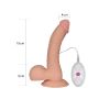 Gumowe dildo erotyczne z przyssawka i wibracjami - 5