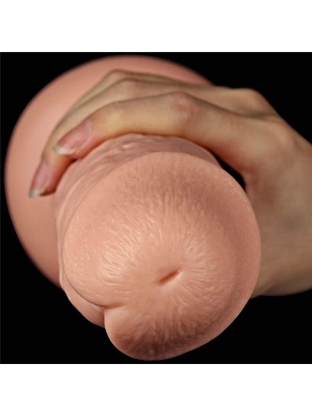 Ogromne grube dildo z przyssawką wibracje 28 cm - 8