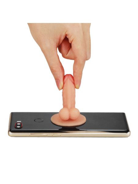 Zabawny prezent gadżet erotyczny mini penis z przyssawką - 4