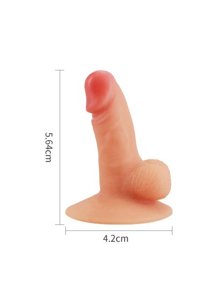 Zabawny prezent gadżet erotyczny mini penis z przyssawką - 6