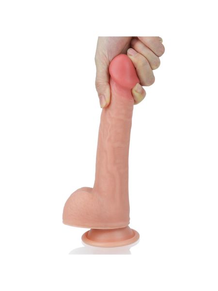 Realistyczny duży elastyczny penis przyssawka 20,5 - 5