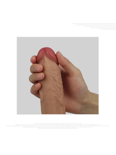 Realistyczny duży elastyczny penis przyssawka 20,5 - 10