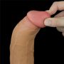 Analny giętki penis z przyssawką żylasty 23cm - 14