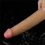 Analny giętki penis z przyssawką żylasty 23cm - 17