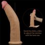 Analny giętki penis z przyssawką żylasty 23cm - 22
