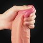 Żylasty giętki realistyczny penis silikonowe dildo - 4