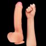 Giętkie dildo z przyssawką realistyczne  penis 28cm - 8