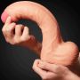 Giętkie dildo z przyssawką realistyczne  penis 28cm - 9