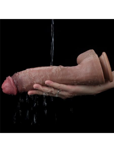 Sexowny długi  penis realistycznie wykończony 27 cm - 12