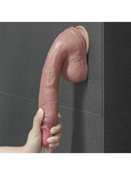 Sexowny długi  penis realistycznie wykończony 27 cm - 14