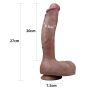 Sexowny długi  penis realistycznie wykończony 27 cm - 3