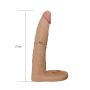 Gumowy strap-on sztuczny sex analny otwór na penisa 17,5 cm - 7