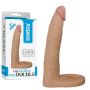 Gumowy strap-on sztuczny sex analny otwór na penisa 17,5 cm - 2