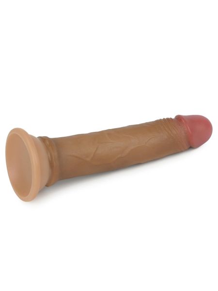 Sex zabawka duże giętkie dildo na przyssawce 18,5 - 5