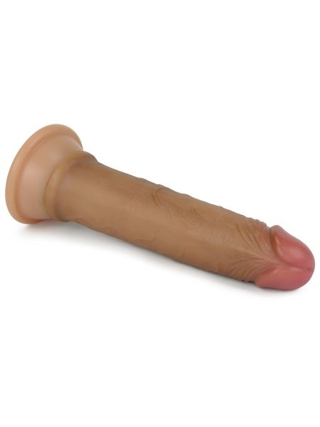 Sex zabawka duże giętkie dildo na przyssawce 18,5 - 6
