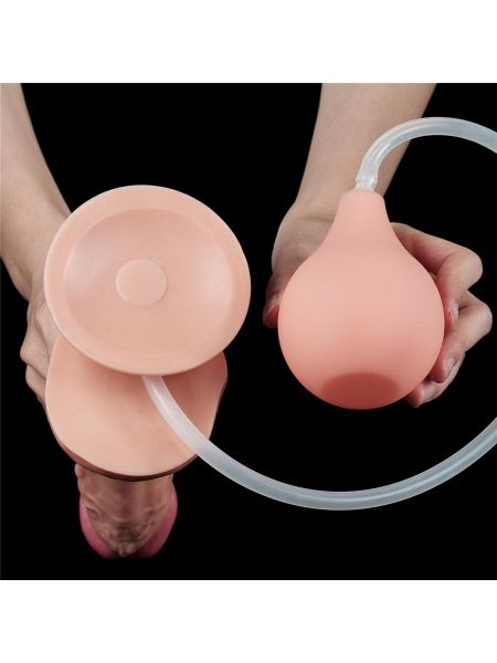 Penis dildo realistyczne z przyssawką i wytryskiem - 4