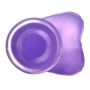 Silikonowe fioletowe dildo przyssawka 15,5 cm - 9