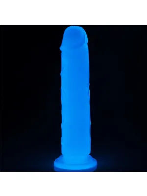Dildo z przyssawką  ledowe duże podświetlane 20 cm - image 2