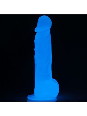 Podświetlane dildo led giętkie duży penis 21,5 cm - image 2