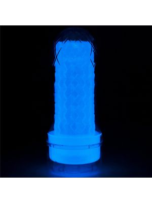 Podświetlany masturbator led z wypustkami 20 cm - image 2