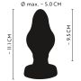Duży gruby korek analny sex zatyczka do pupy 11 cm - 9