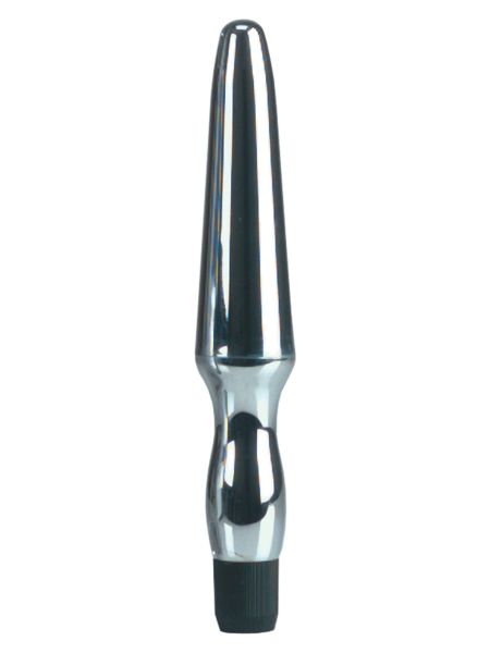 Wibrujące dildo analne zatyczka metalowy korek - 3