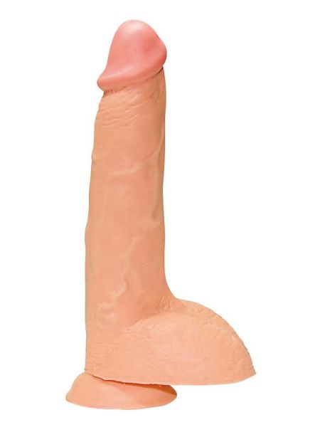 Wyżyłowany bardzo realistyczny giętki penis dildo - 4