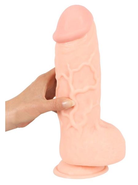 Wielki gruby realistyczny penis żylaste dildo - 11