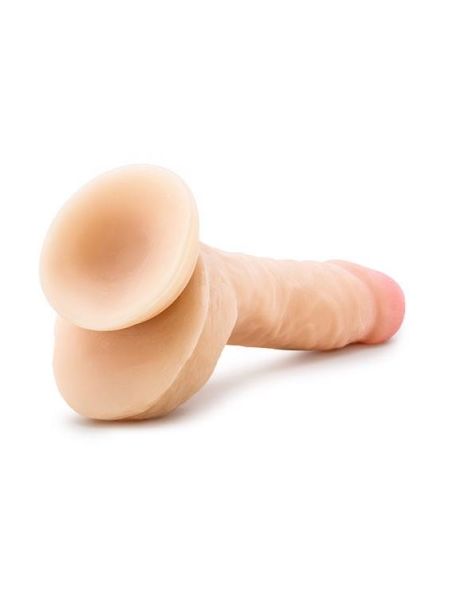 Sztuczny penis cielisty realistyczny miękki dildo 23 cm - 6