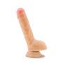 Sztuczny penis cielisty realistyczny miękki dildo 23 cm - 2