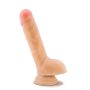 Sztuczny penis cielisty realistyczny miękki dildo 23 cm - 5
