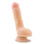 Sztuczny penis cielisty realistyczny miękki dildo 23 cm - 6