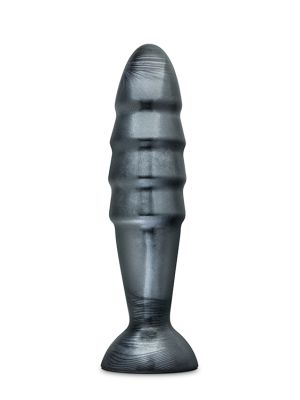 Czarny gruby silikonowy plug zatyczka korek analny - image 2