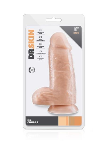 Dildo gruby realistyczny penis z przyssawką 25,5cm - 2